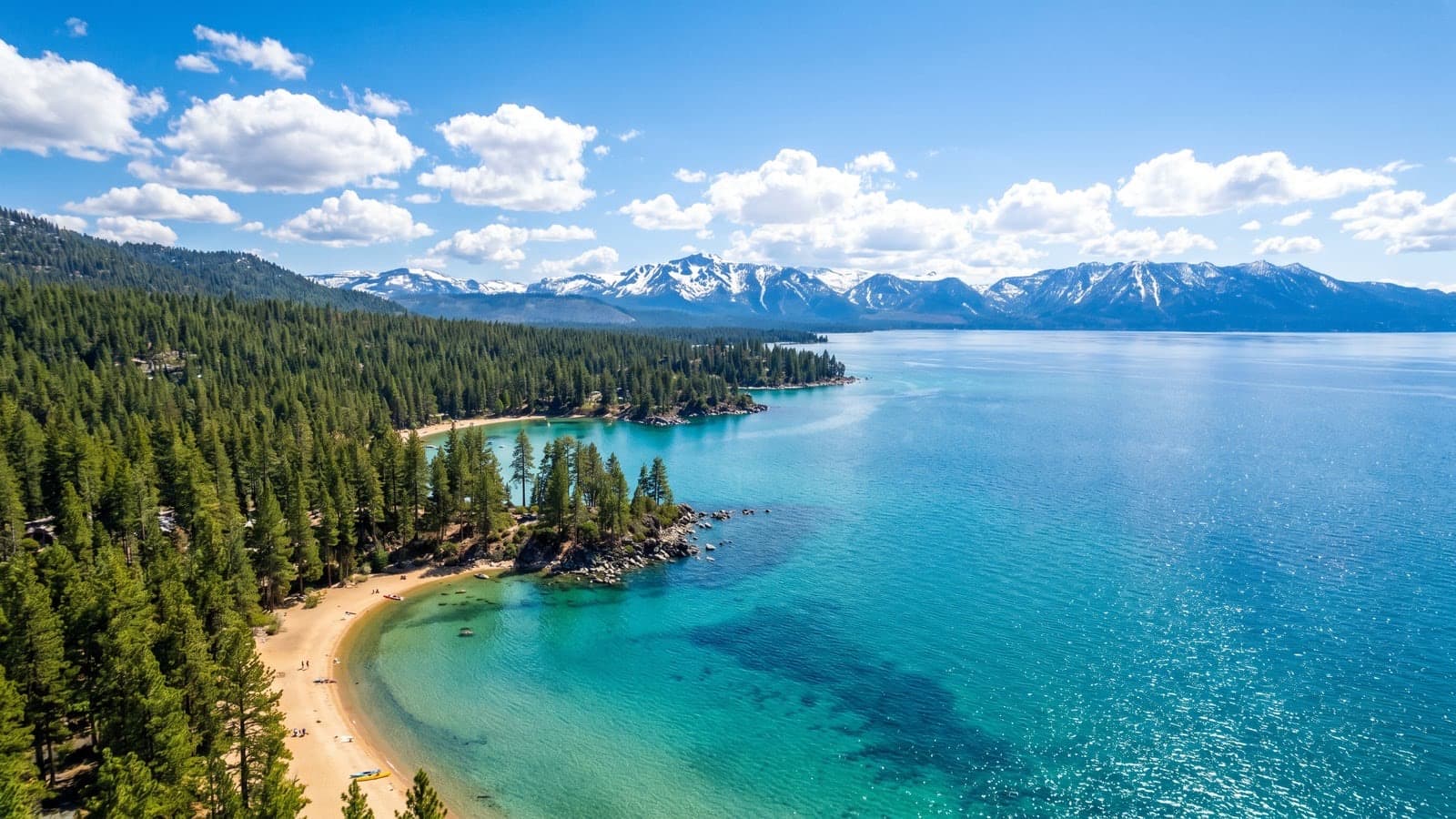 Mountain homes on Kingsbury Grade above Stateline Nevada with Lake Tahoe and Carson Valley views